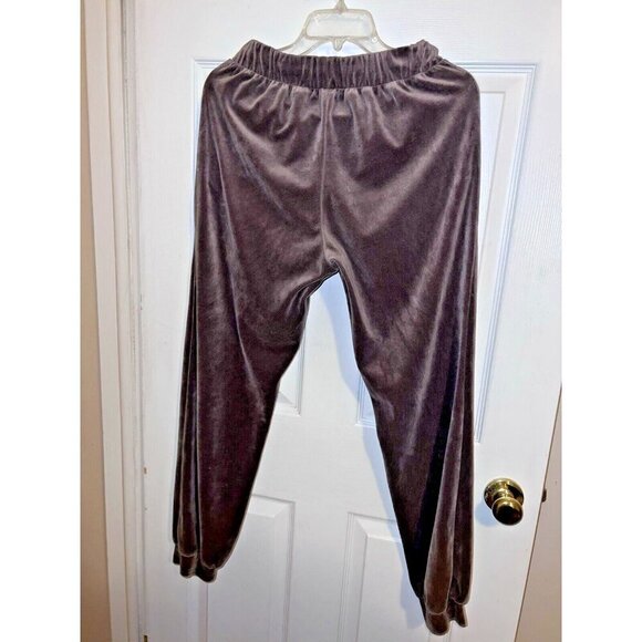 BETTER BE Womens Velour Cropped Hoodie Tracksuit Sz L Juniors - Picture 9 of 16